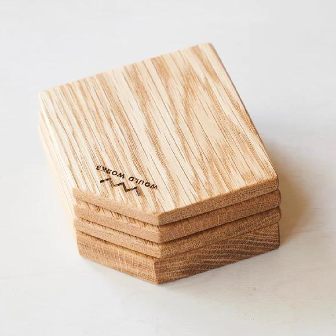Coaster Set w/ Bottle Opener