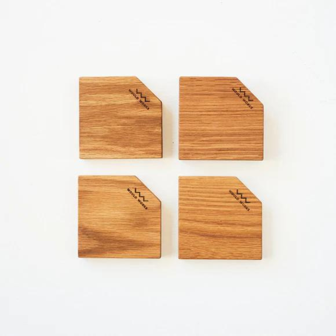 Coaster Set w/ Bottle Opener