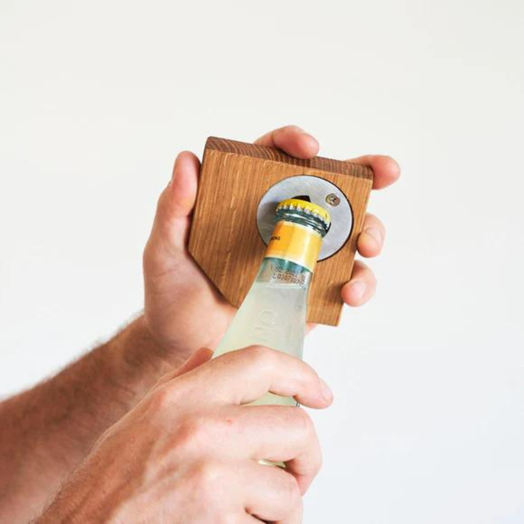 Coaster Set w/ Bottle Opener