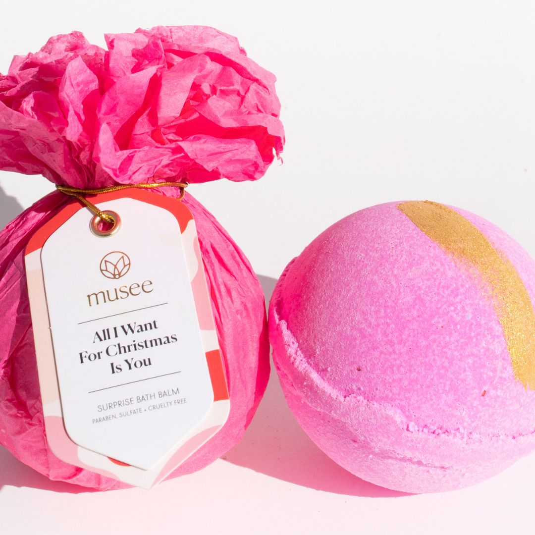 Musee Holiday Wrapped Bath Balms
