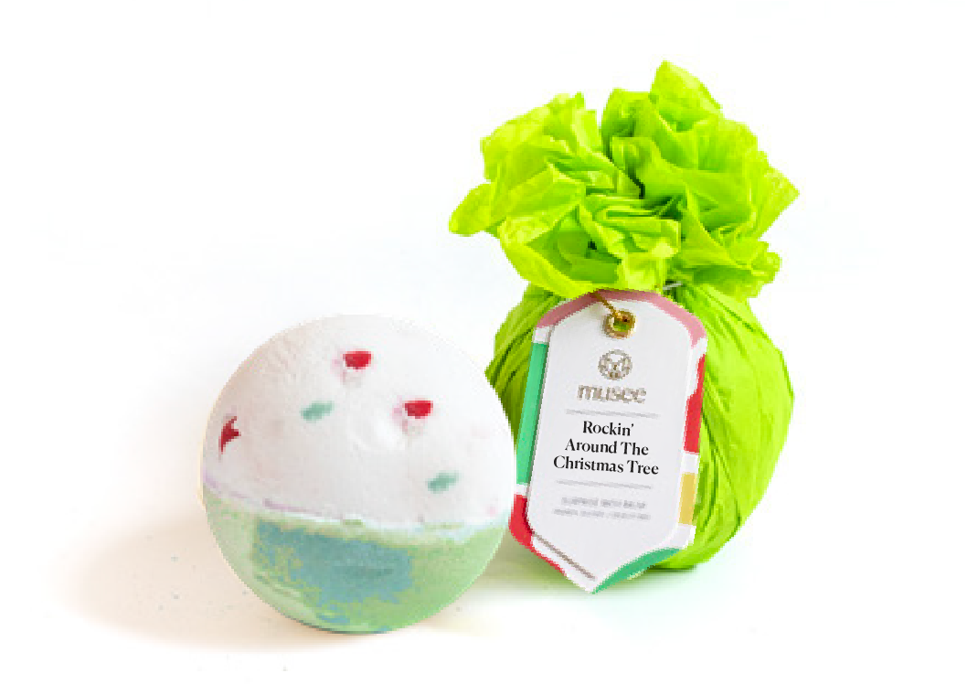 Musee Holiday Wrapped Bath Balms