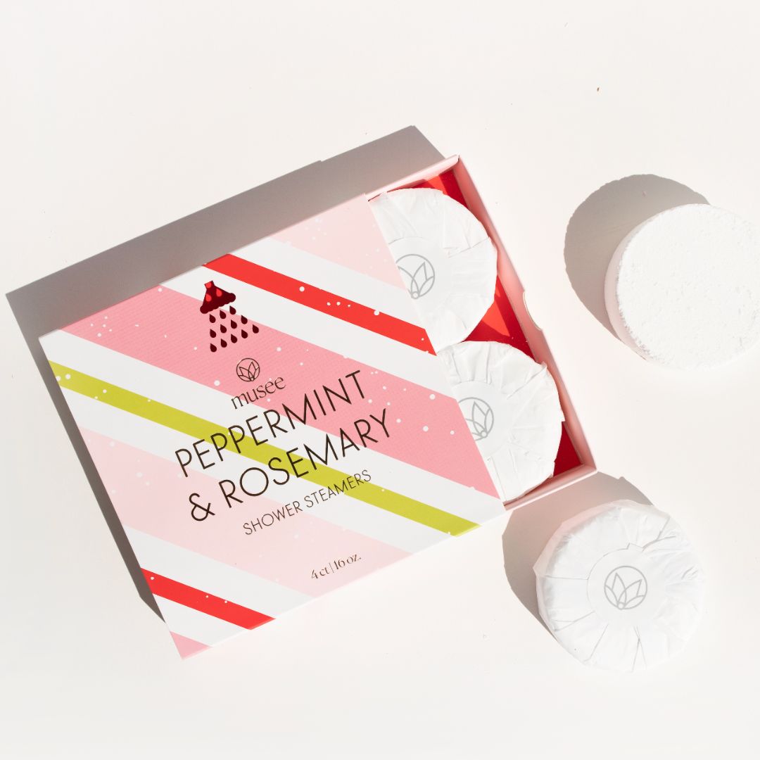 Peppermint & Rosemary Holiday Shower Steamers
