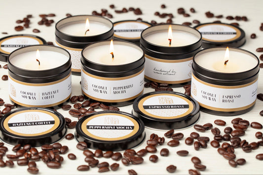 Coffee Scents Travel Tins Candles